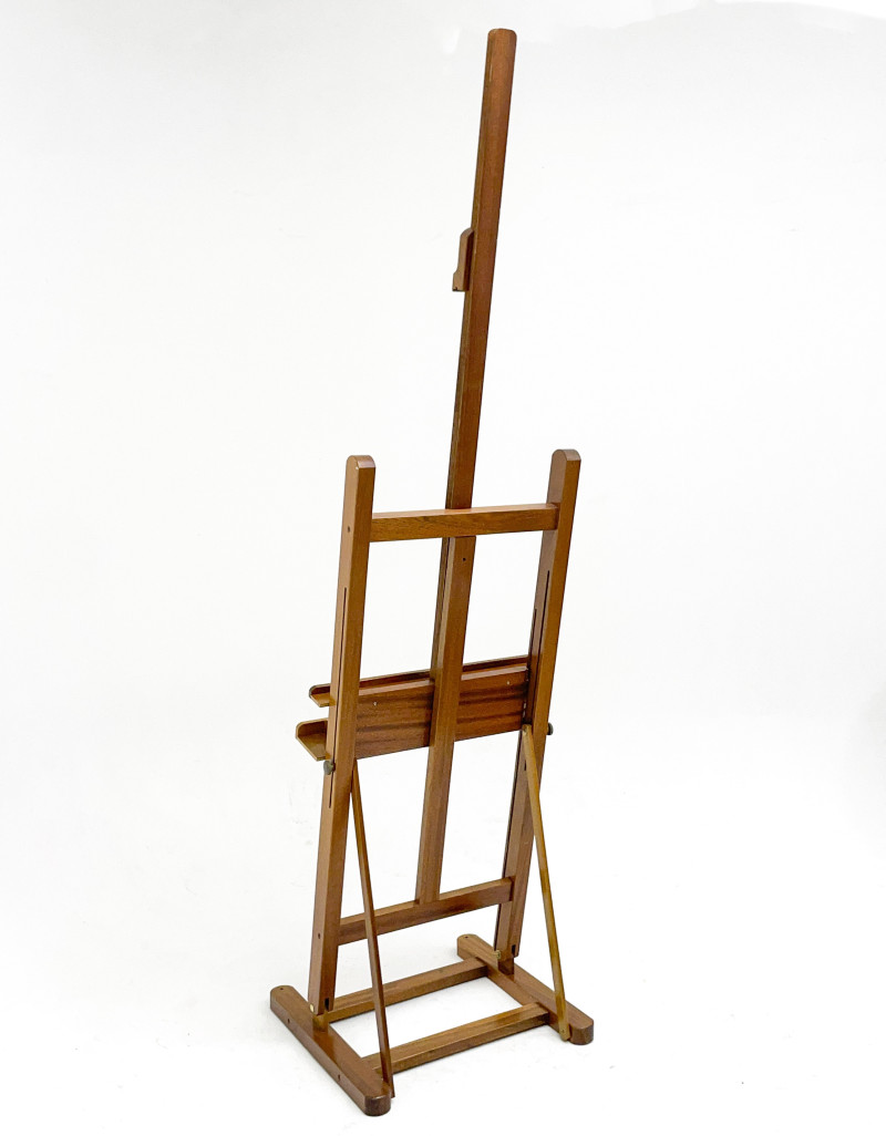 Italian Mahogany Gallery Easel
