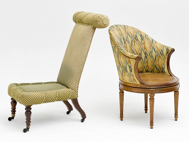 Chairs and Stools, Group of 4