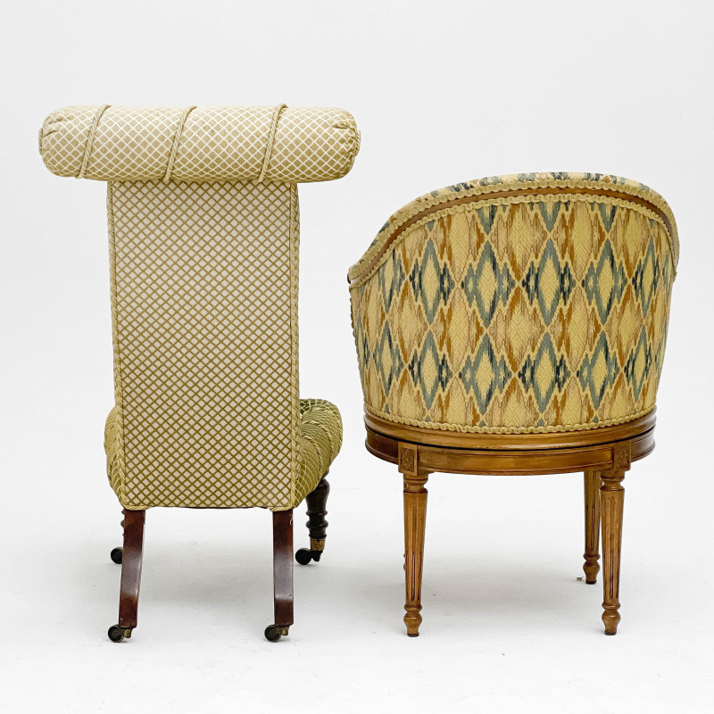 Chairs and Stools, Group of 4