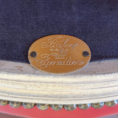 Louis XVI Style Grisaille Chairs by Baker, Group of 14