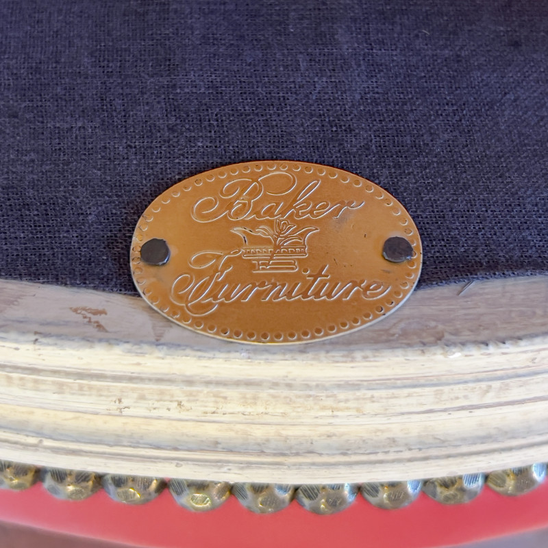 Louis XVI Style Grisaille Chairs by Baker, Group of 14