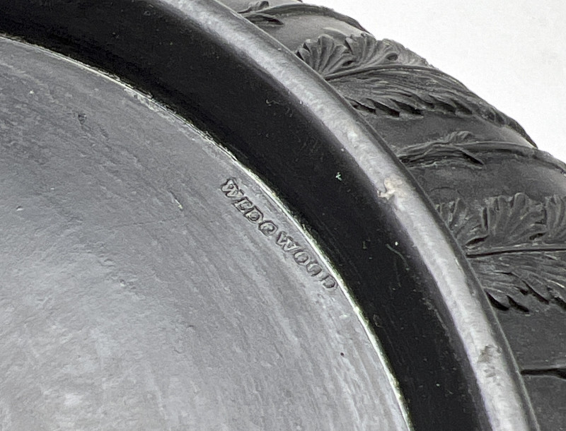 Wedgwood  - Basalt Covered Urns and Center Bowl, Group of 3