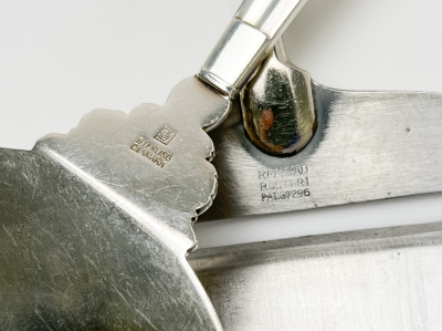 Georg Jensen - Cheese Slicer and Pastry Server in Acorn Pattern