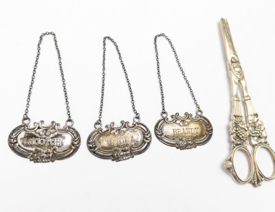 Cartier, Gorham, Wilhelm F. Jensen,Wedgewood, and other Sterling Articles, Group of 38