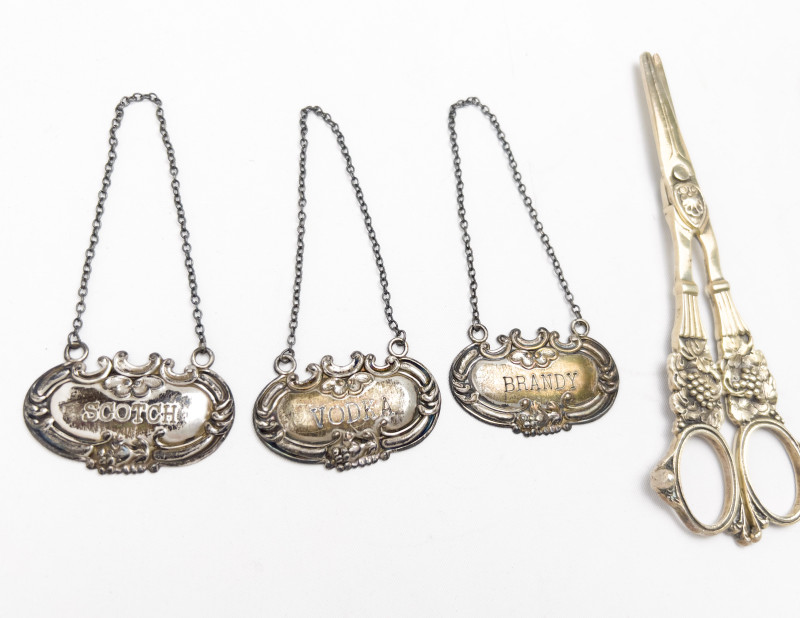 Cartier, Gorham, Wilhelm F. Jensen,Wedgewood, and other Sterling Articles, Group of 38