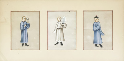 Chinese Watercolors, Group of 6