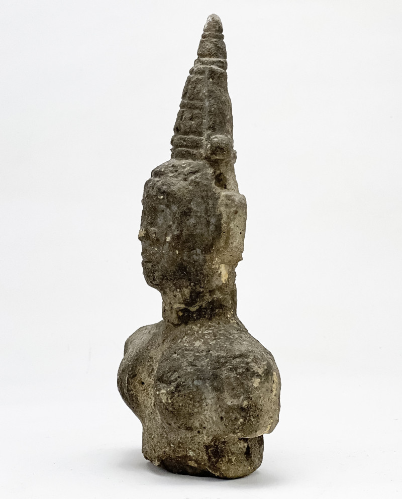 Indonesian Carved Stone Figure of a Deity
