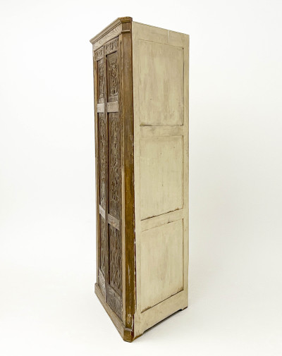 Carved Panel Corner Cupboard