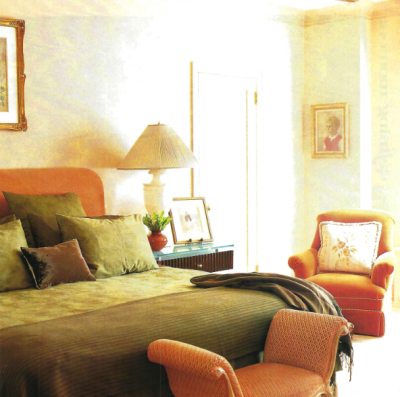 Mohair Club Chairs, Pair