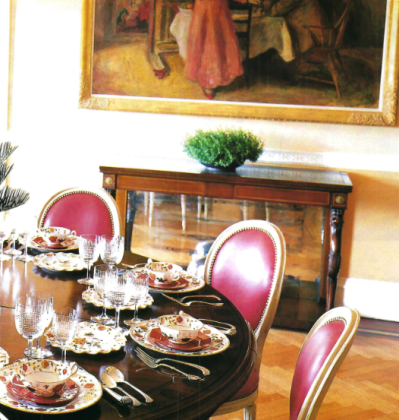 Louis XVI Style Grisaille Chairs by Baker, Group of 14