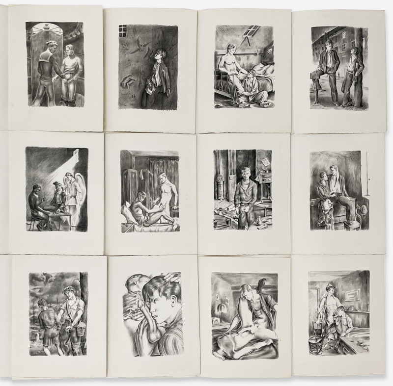 Jean Genet and Rolland Caillaux - Vingt lithographies pour un livre que j&apos;ai lu
