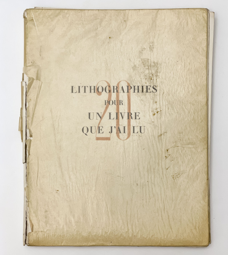 Jean Genet and Rolland Caillaux - Vingt lithographies pour un livre que j&apos;ai lu