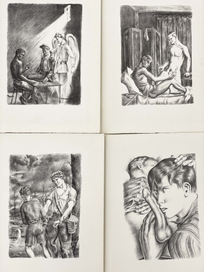 Jean Genet and Rolland Caillaux - Vingt lithographies pour un livre que j&apos;ai lu