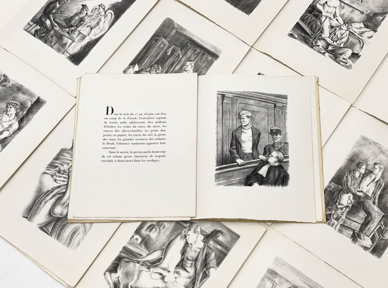 Jean Genet and Rolland Caillaux - Vingt lithographies pour un livre que j&apos;ai lu