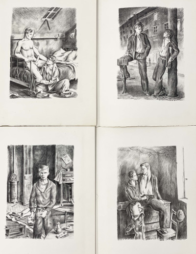 Jean Genet and Rolland Caillaux - Vingt lithographies pour un livre que j&apos;ai lu