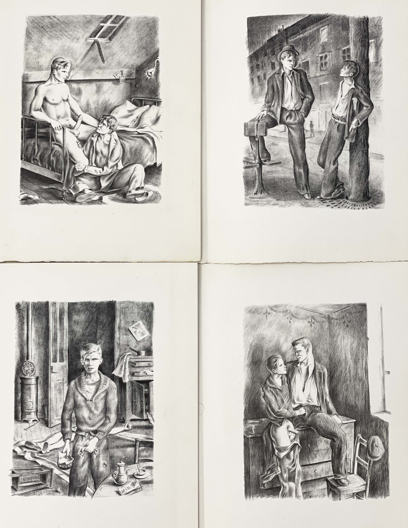 Jean Genet and Rolland Caillaux - Vingt lithographies pour un livre que j&apos;ai lu