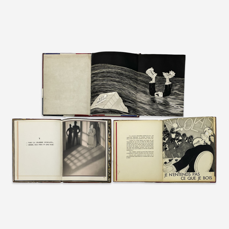 Paul Iribe - Blanc et rouge, Rose et noir, and Bleu blanc rouge