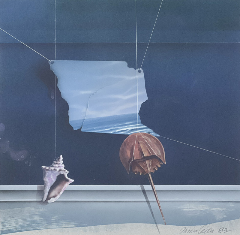 James Carter - Peace Pipe / Untitled (Still Life with Shell), 2 Works