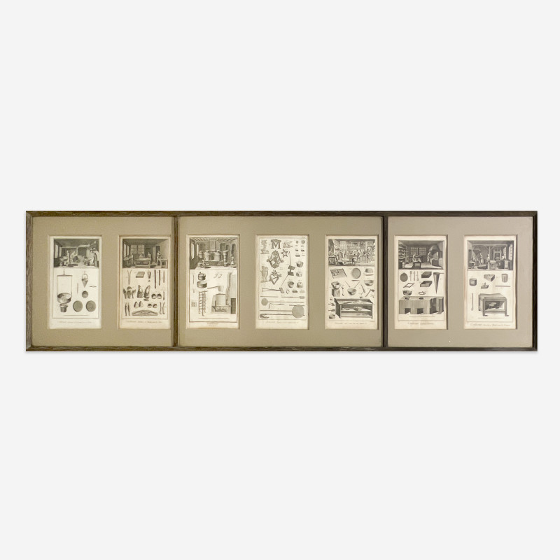 Denis Diderot - Seven Plates from Encyclopédie