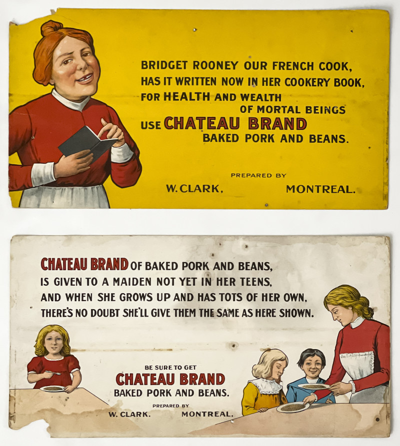 Vintage Heinz, and other Food Advertisement signs, Group of 5