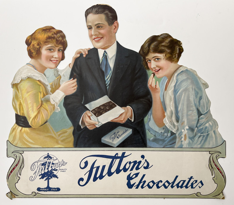 Lowney&apos;s Milk Chocolate and other Vintage Chocolate Advertisements, Group of 3