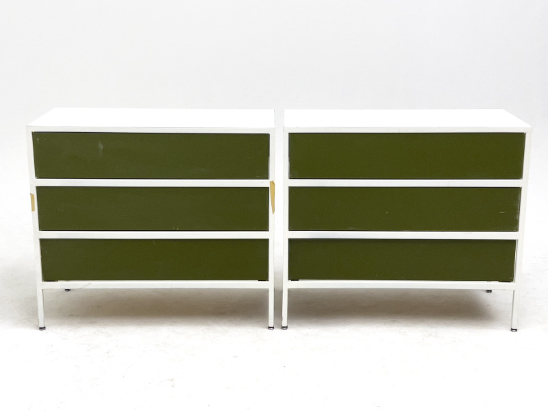 George Nelson - Steel Frame Dressers, Pair