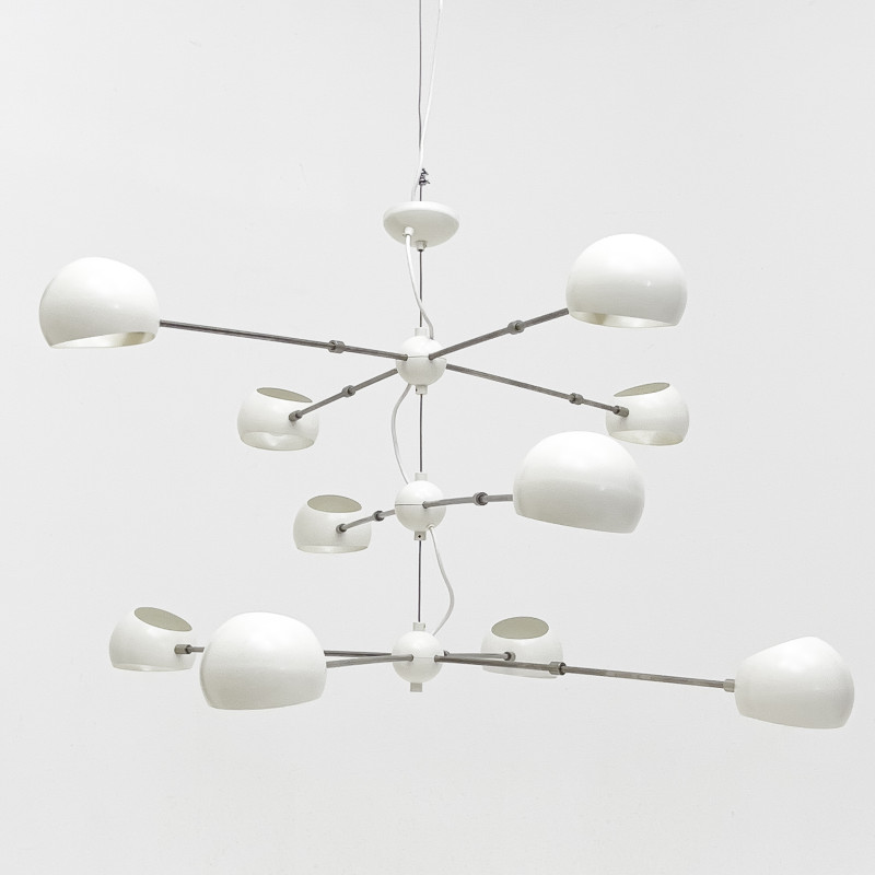 David Weeks Studio - Boi Tiered Pendant in White