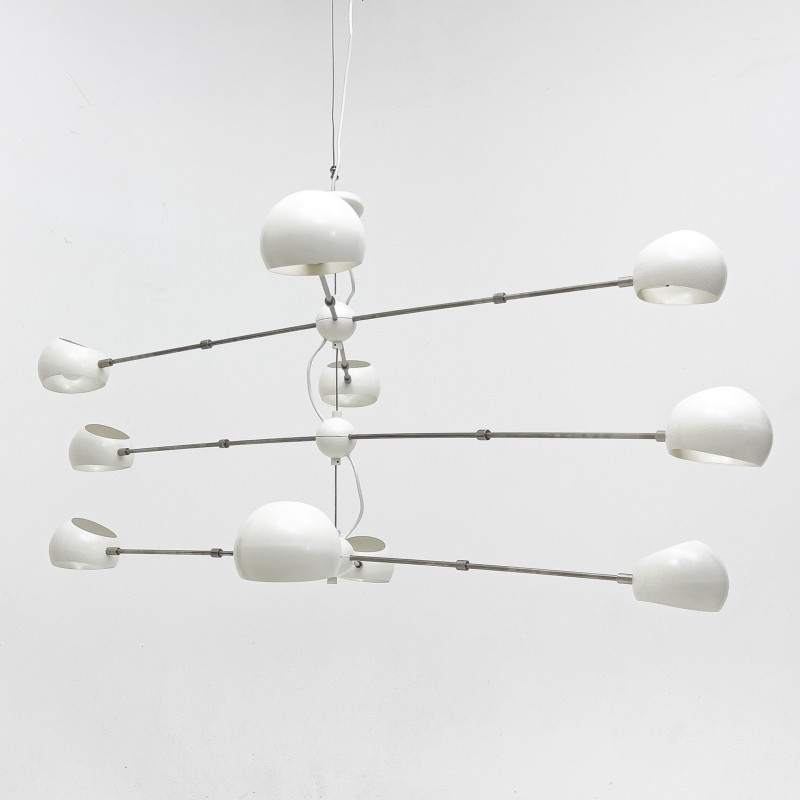 David Weeks Studio - Boi Tiered Pendant in White