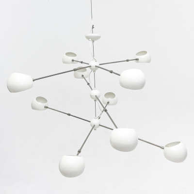 David Weeks Studio - Boi Tiered Pendant in White