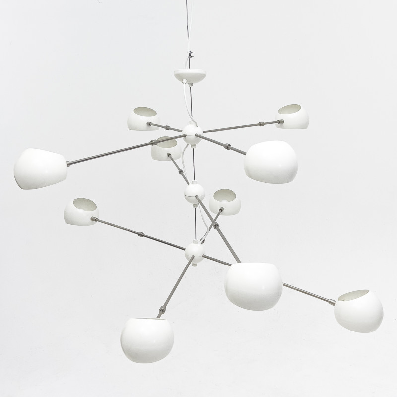 David Weeks Studio - Boi Tiered Pendant in White