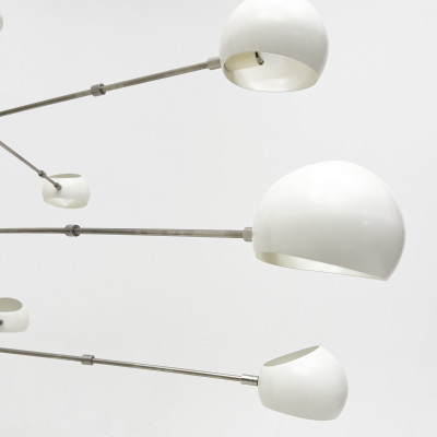 David Weeks Studio - Boi Tiered Pendant in White