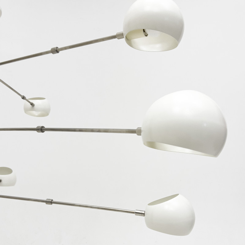 David Weeks Studio - Boi Tiered Pendant in White