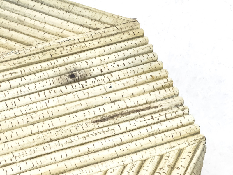 Painted Birch Octagonal Low Table