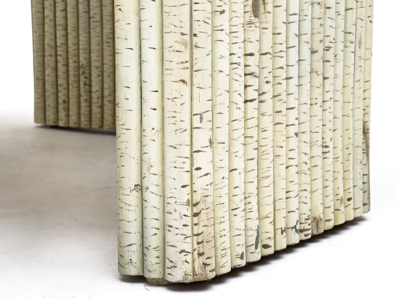 Painted Birch Octagonal Low Table