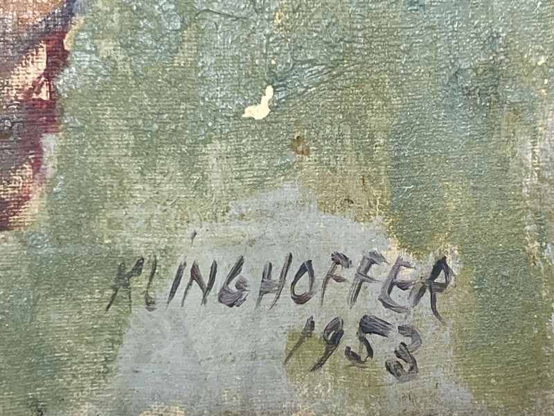 Clara Klinghoffer - Woman Pouring Tea (Leah) / Sketch of Children at Work and Play / Young Negress (3 Works)