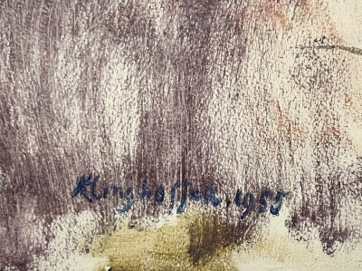 Clara Klinghoffer - Woman Pouring Tea (Leah) / Sketch of Children at Work and Play / Young Negress (3 Works)