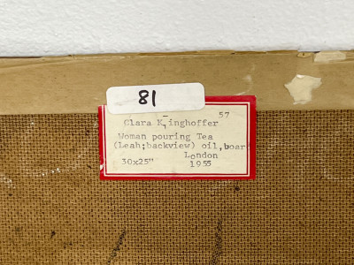 Clara Klinghoffer - Woman Pouring Tea (Leah) / Sketch of Children at Work and Play / Young Negress (3 Works)