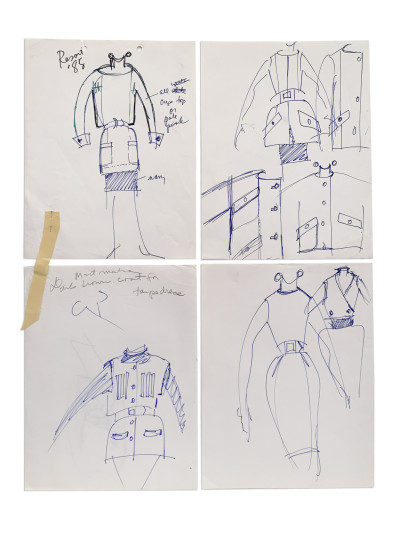 Geoffrey Beene - 28 Sketches for 1988 Resort Collection