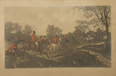 Herring's Fox-Hunting Scenes, Breaking Cover and the Death (2 Works)