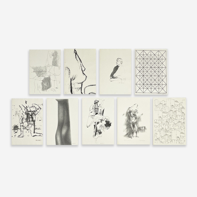 George Segal, Richard Anuskiewicz, et. al. Fall 1961 / Portfolio of Prints