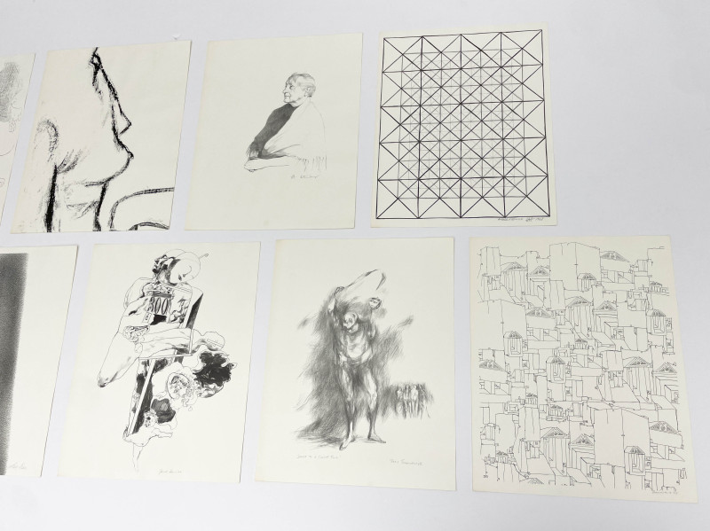 George Segal, Richard Anuskiewicz, et. al. Fall 1961 / Portfolio of Prints