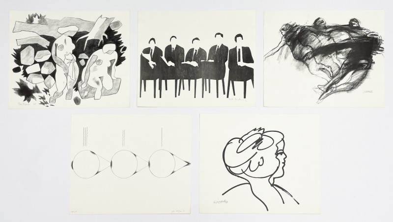 George Segal, Richard Anuskiewicz, et. al. Fall 1961 / Portfolio of Prints