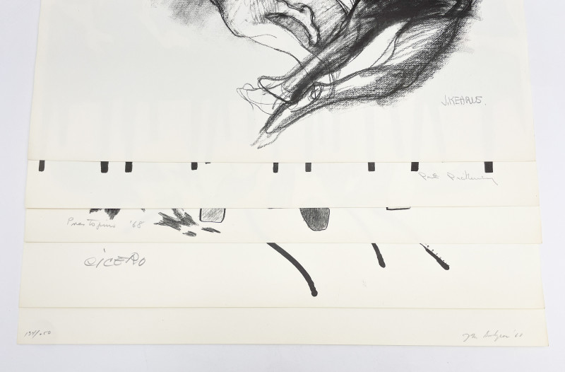 George Segal, Richard Anuskiewicz, et. al. Fall 1961 / Portfolio of Prints
