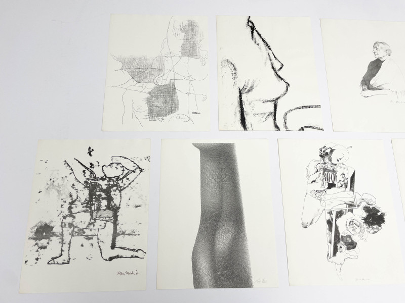 George Segal, Richard Anuskiewicz, et. al. Fall 1961 / Portfolio of Prints