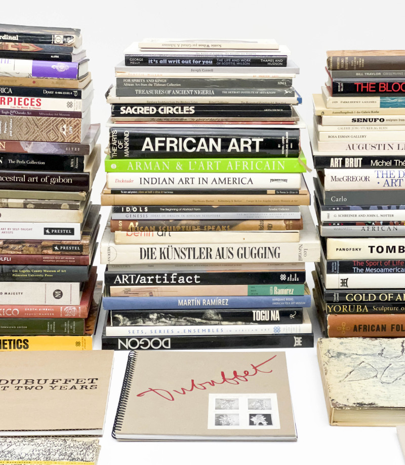 Collection of 117 Outsider, Art Brut, and African Art Reference Books