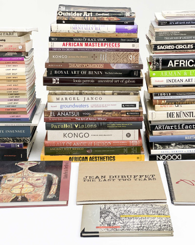 Collection of 117 Outsider, Art Brut, and African Art Reference Books