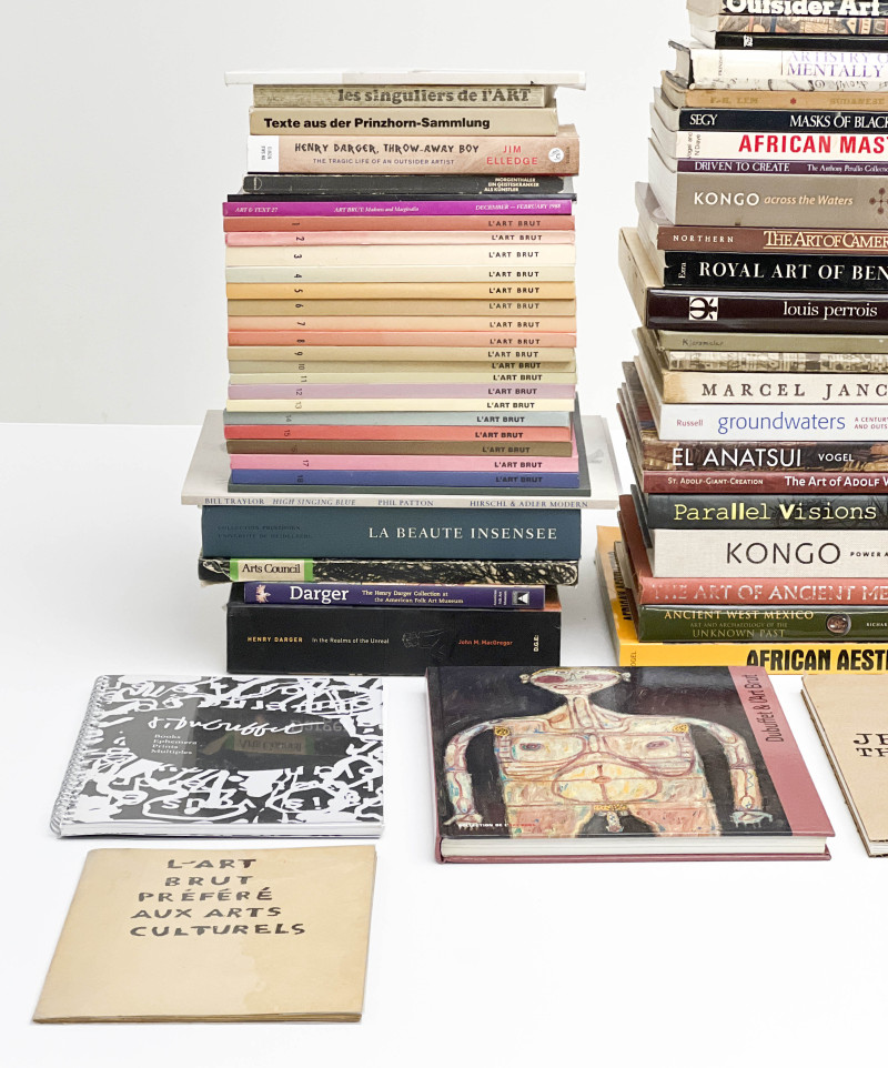 Collection of 117 Outsider, Art Brut, and African Art Reference Books