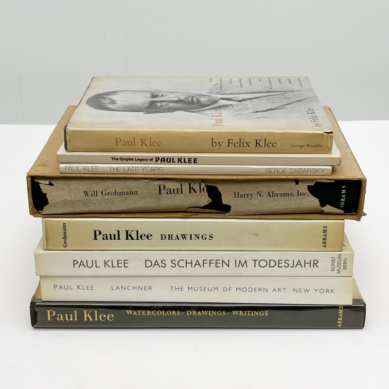 Paul Klee Exhibition Catalogues and Books, Group of 8