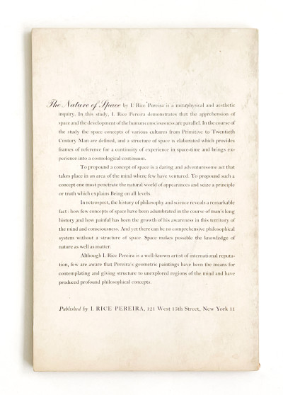 Irene Rice Pereira - The Nature of Space, A Metaphysical and Aesthetic Inquiry