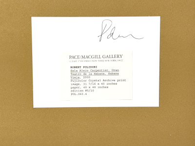 Robert Polidori - Sala Alejo Carpentier, Gran Teatro de la Habana